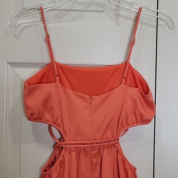 Line and Dot Skylar Tangerine Maxi  Dress Size XS - Picture 5 of 8